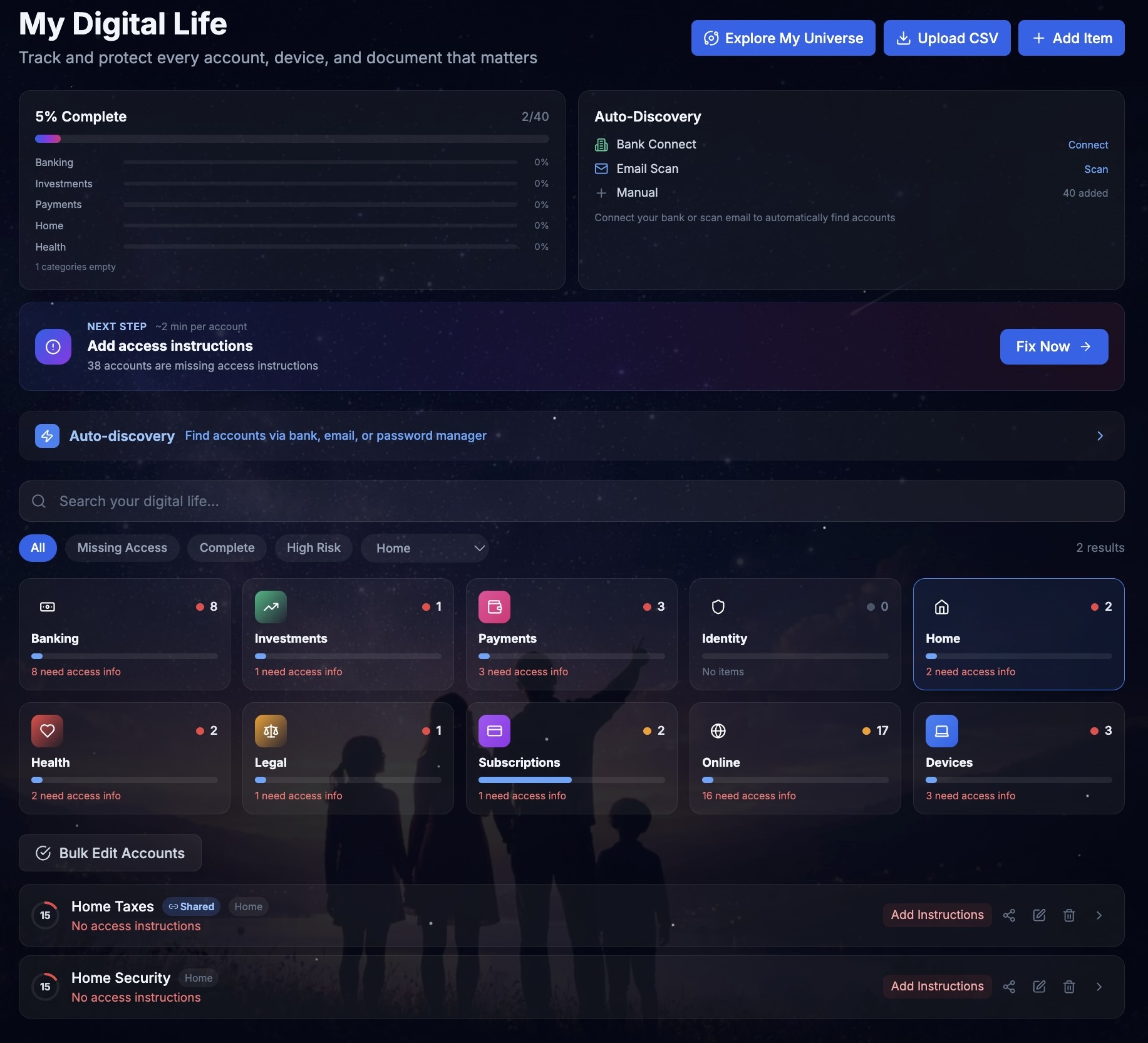 Build Your Inventory